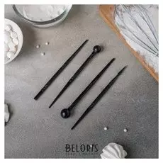 Набор для моделирования кондитерских украшений, 4 шт