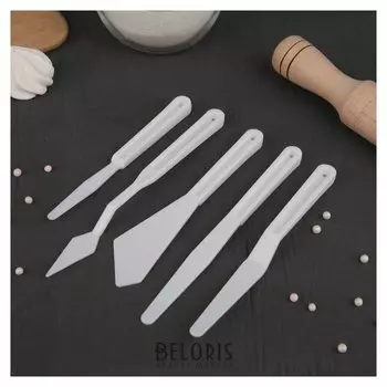 Набор для моделирования кондитерских украшений, 5 шт