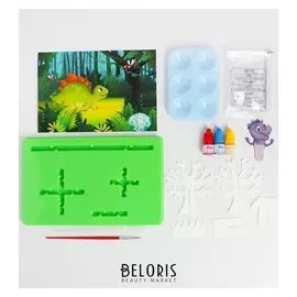 Набор для опытов «Чудесные кристаллы», динозавры, в пакете