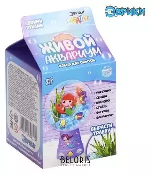 Набор для опытов «Живой аквариум-флорариум», с русалочкой