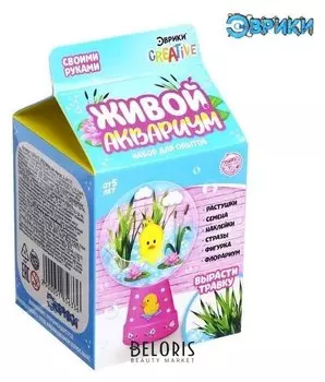 Набор для опытов «Живой аквариум-флорариум», с утёнком