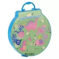 Набор для рисования круглый голубой