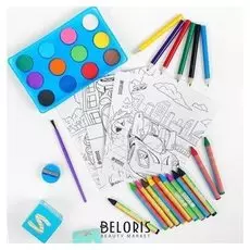 Набор для рисования "Тачка" в пакете