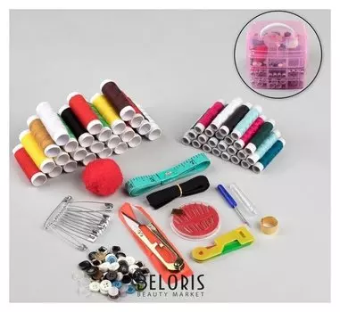 Набор для шитья в пластиковой коробке