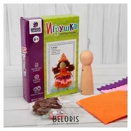 Набор для создания игрушки из фетра «Фея», деревянная основа, игла