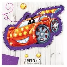 Набор для создания игрушки из фетра «Машинка», с термонаклейкой