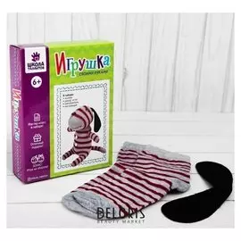 Набор для создания игрушки из носков «Щенок» + игла, инструкция