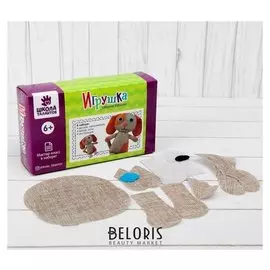 Набор для создания игрушки из ткани «Щенок», игла, инструкция