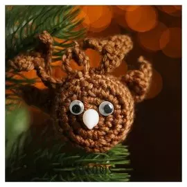 Набор для создания новогодней подвески со светом «Оленёнок»