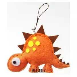 Набор для создания подвески из фетра «Динозавр»