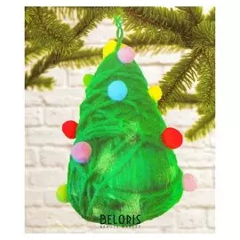 Набор для создания подвесной ёлочной игрушки из пряжи «Ёлочка с игрушками»