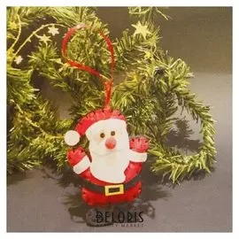 Набор для создания подвесной ёлочной игрушки из фетра «Весёлый Дед мороз»