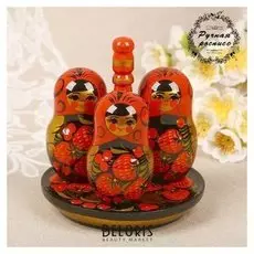 Набор для специй «Матрёшка», 4 предмета