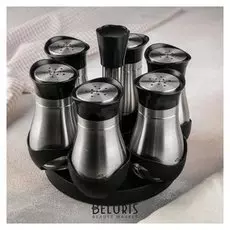 Набор для специй «Сияние», 6 шт, на подставке