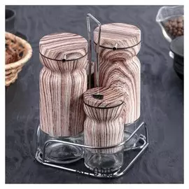 Набор для специй «Валентино», 13×22 см, 4 шт