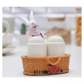 Набор для специй «Зайка», 2 шт, солонка, перечница