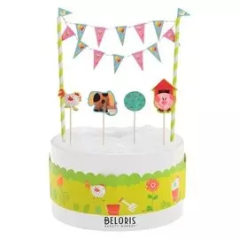 Набор для торта «Ферма», D=30 см