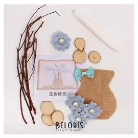 Набор для творчества эко декора «Ваза с цветами» клей 15 мл