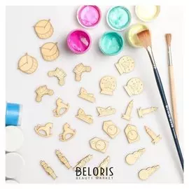 Набор для творчества "Барабан" (3*3) 10,7х10,7х1,5см фигурки 3х2,5см