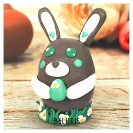 Набор для творчества Декор яиц полимерной глиной Заяц с яичком