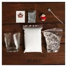 Набор для творчества «Делаем гелевую свечу: Дед мороз», в пакете