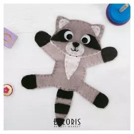 Набор для творчества. игрушка из фетра с магнитами «Енот»