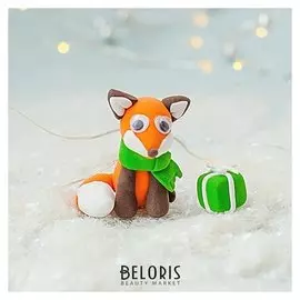 Набор для творчества "Игрушка своими руками"лисенок" + глазки, стека