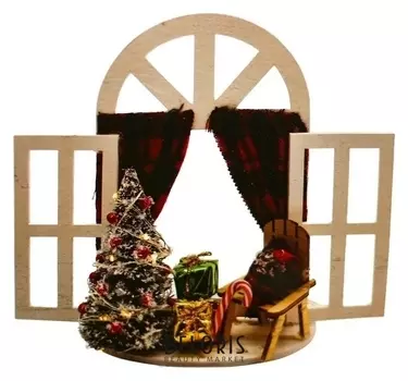 Набор для творчества - новогодняя композиция «Ёлка с подарками»