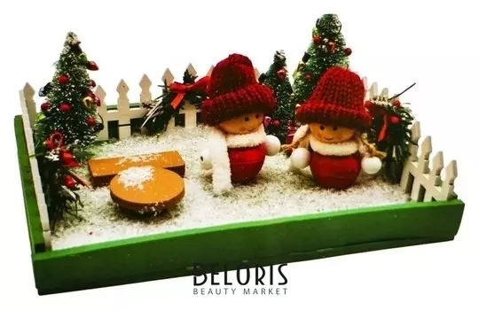 Набор для творчества - новогодняя композиция «Пара в зимнем дворе»