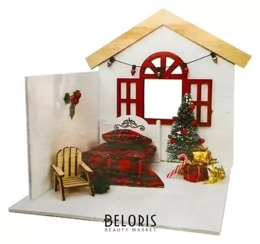 Набор для творчества - новогодняя композиция «Спальня с ёлкой»