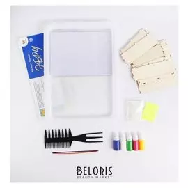 Набор для творчества «Рисуем в технике эбру», формат А4 + флуоресцентные краски