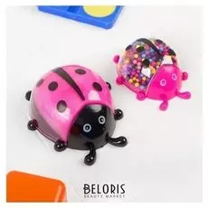Набор для творчества «Слим божья коровка с шариками своими руками», цвет розовый