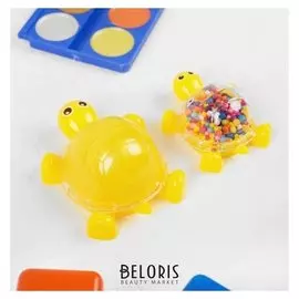 Набор для творчества «Слим черепашка с шариками своими руками», цвет жёлтый