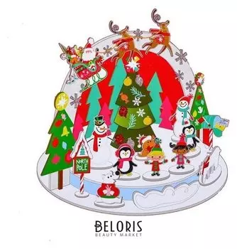 Набор для творчества - создай новогоднее украшение «На северном полюсе»