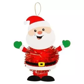 Набор для творчества - создай ёлочное украшение «Дед мороз - шарик»