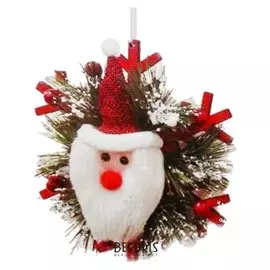 Набор для творчества - создай ёлочное украшение «Дед мороз на снежинке»