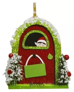 Набор для творчества - создай ёлочное украшение «Эльф за дверью»