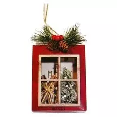 Набор для творчества - создай ёлочное украшение «Ёлочка в окошке»