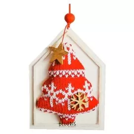 Набор для творчества - создай ёлочное украшение «Ёлочка со снежинками»