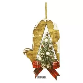 Набор для творчества - создай ёлочное украшение «Ёлочка в варежке»