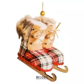 Набор для творчества - создай ёлочное украшение «Коньки», набор 2 шт.