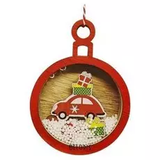 Набор для творчества - создай ёлочное украшение «Машина с подарками»