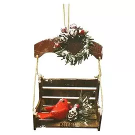 Набор для творчества - создай ёлочное украшение «Новогодняя скамеечка»