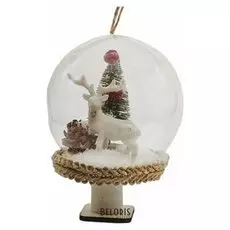 Набор для творчества - создай ёлочное украшение «Олень с елочкой в шаре»