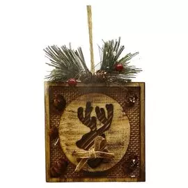 Набор для творчества - создай ёлочное украшение «Олень с шишечками»