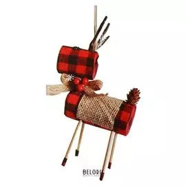 Набор для творчества - создай ёлочное украшение «Олень в клеточку»