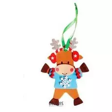 Набор для творчества - создай ёлочное украшение «Оленёнок в наушниках»