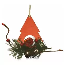 Набор для творчества - создай ёлочное украшение «Птичка на елочке»