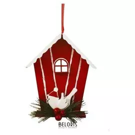 Набор для творчества - создай ёлочное украшение «Птичка у скворченика с ягодками»