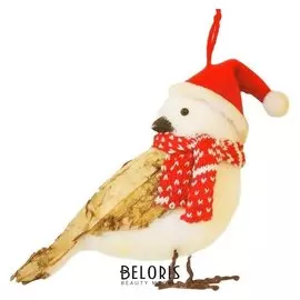 Набор для творчества - создай ёлочное украшение «Птичка в шарфике»